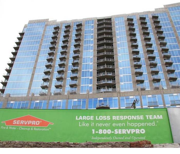 Corporate Office Building Being Assisted By SERVPRO